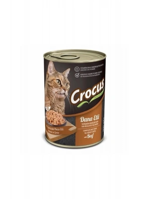 Crocus Dana Etli Yetişkin Kedi Yaş Maması 400 Gr