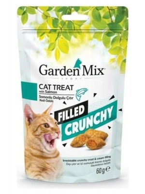 Garden Mix Somonlu İçi Dolgulu Kedi Ödül Maması 60 Gr