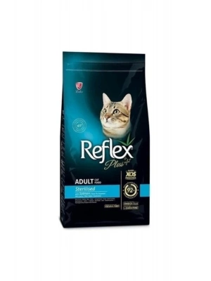 Plus Adult Somonlu Kısırlaştırılmış Maması 1.5 Kg+500 Gr Hediyeli