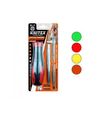 6ın1 - Çıkar Tak Kauçuklu Bits Uçlu Tornavida