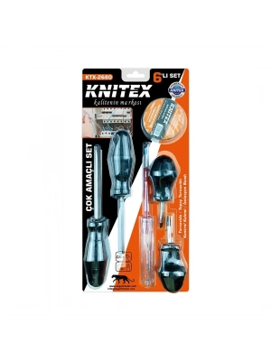 6pcs Tornavida - Çok Amaçlı Set Tornavida - Topaç Tornavida - Kontrol Kalem - Elektrik Bant