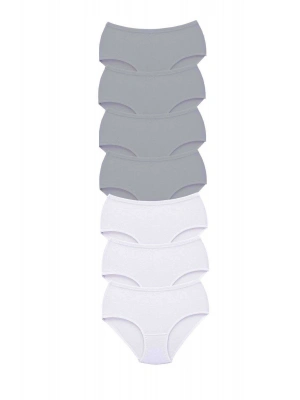 7 Adet Tutku Kadın Yüksek Bel Bato Kalın Lastik Külot S10