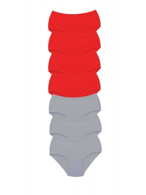 7 Adet Tutku Kadın Yüksek Bel Bato Kalın Lastik Külot S6