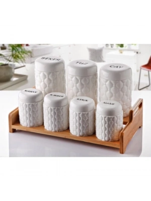 7li Standlı Baharat Seti