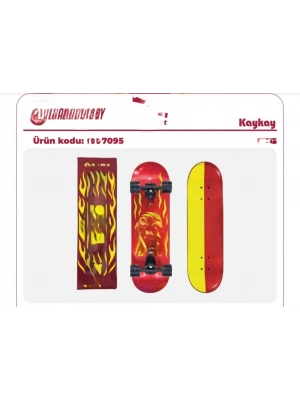 7095 SARI KIRMIZI KAYKAY