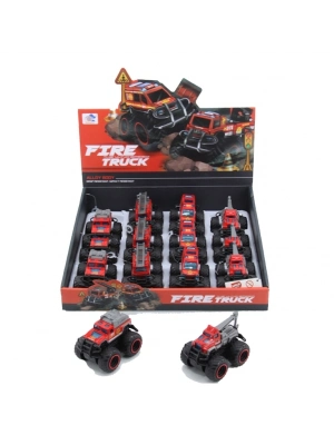 ® 779-69A DUBLE SÜRTMELİ METAL DIECAST İTFAİYE