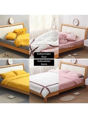 8 Adet Mantar Model Yorgan Kılıfı Ve Çarşaf Tutucu Sabitleyici