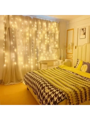 8 Fonksiyonlu Uzaktan Kumandalı Günışığı Perde Peri Led
