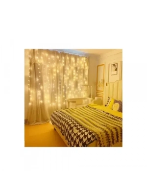 8 Fonksiyonlu Uzaktan Kumandalı Peri Perde Led - 3x3 Metre Günışığı