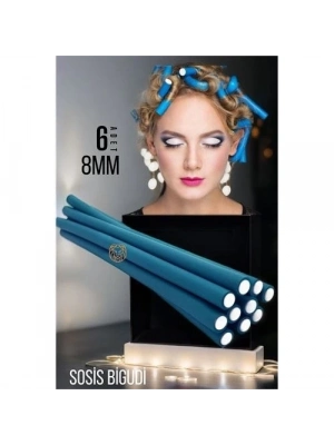 8 mm Sosis Latex Bigudi 6 lı Paket