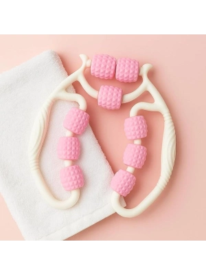 ®  9 Tekerlekli Lenfatik Masaj Roller – Selülit Giderici, Cilt Sıkılaştırıcı, Bacak Kol Sırt Masaj Aleti