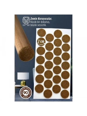 ® 90 Adet Kendinden Yapışkanlı 2x2 cm Premium Zemin Koruyucu Keçe Seti