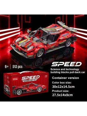 9055-7  TOYSE TOYS BRİCKS SPEED KIRMIZI -EKN