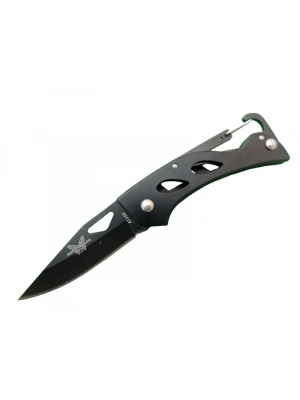 A1103b Siyah Kamp Çakı 15 Cm - Kancalı Metal Saplı