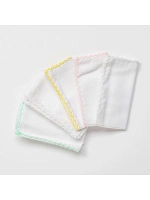 ®   AC24447 Basic 5Li Bebek Ağız Mendili 25x25 cm Pink