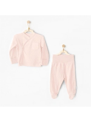 AC25557 Side Snap Set 2Li Zıbın Takım Dark Pink