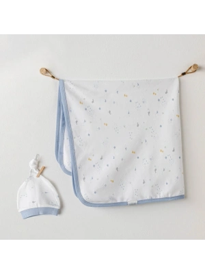 AC25606 Battaniye Şapka Takım White