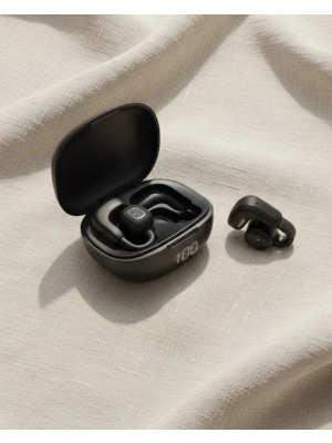 ® Açık Kulak Kablosuz Spor Kulaklık Dual Mikrofon ve LED Gösterge