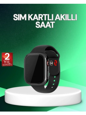 ® Adımsayar ve Nabız Ölçerli SIM Kartlı Akıllı Saat
