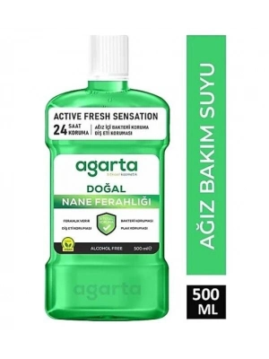 Agarta Doğal Ağız Bakım Suyu 500 ml Nane Özlü