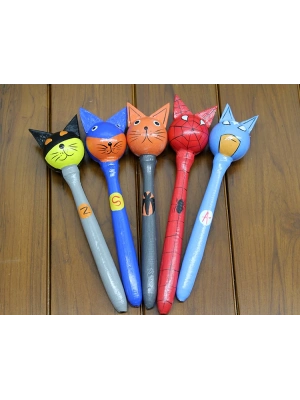 Ahşap 5li Marakas Seti Model 2