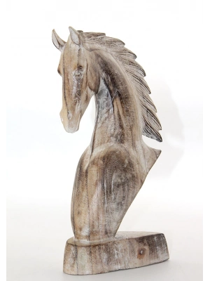 Ahşap At Büstü 30 cm