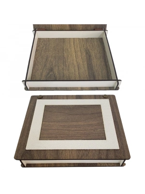 Ahşap Derili Hediye Kutusu