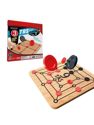 ® Ahşap Dokuztaş / Üçtaş Kutu Oyunu