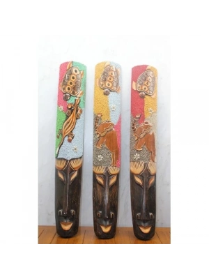 Ahşap Duvara Asmalı 1 Metre Maske