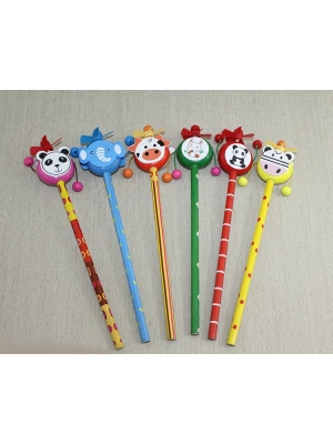 Ahşap Hayvan Figürlü Kurşun Kalem