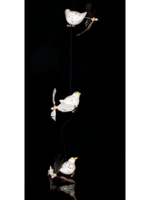 Ahşap Hayvan Figürlü Rüzgar Çanı Model 1