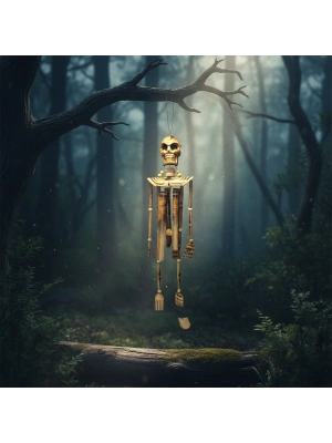 Ahşap İskelet Figürü