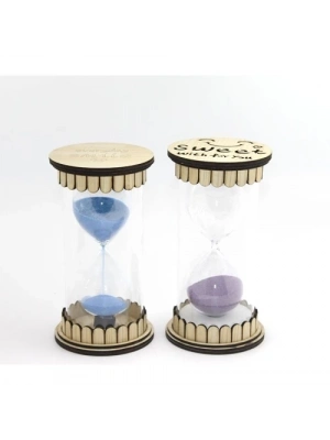 Ahşap Kum Saati Model 2