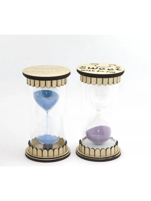 Ahşap Kum Saati Model 2