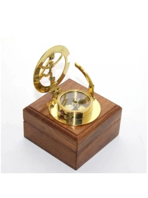 Ahşap Kutulu Pusula Model 10