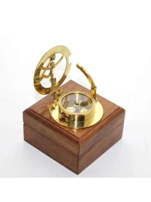 Ahşap Kutulu Pusula Model 10