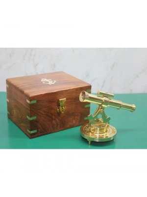 Ahşap Kutulu Pusulalı Dürbün