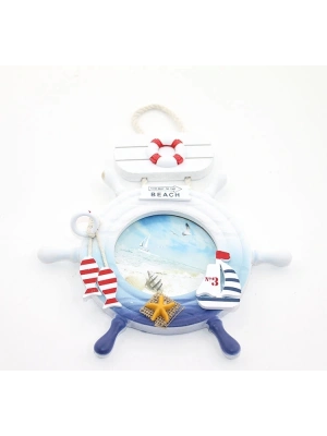 Ahşap Marin Dümenli Çerceve Alk2475