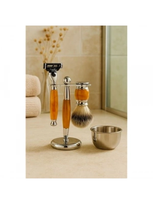 Ahşap Marin Dümenli Çerçeveli Saat Model 2