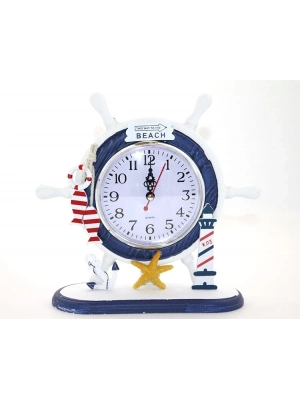 Ahşap Marin Dümenli Saat Alk2453