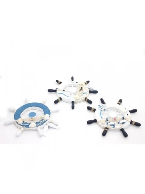 Ahşap Marin Duvara Asmalı Dümen