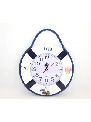 Ahşap Marin Duvara Asmalı Saat Alk2460
