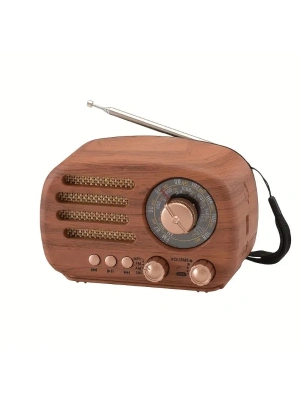 Ahşap Retro Radyo