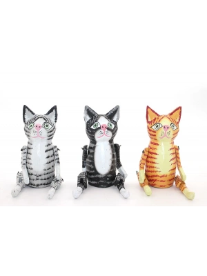 Ahşap Sallanan Kedi