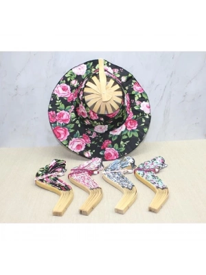 Ahşap Şapkalı Yelpaze