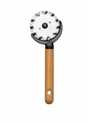 Ahşap Saplı Desenli Hamur Ruleti Kesici Royaleks-LFX131