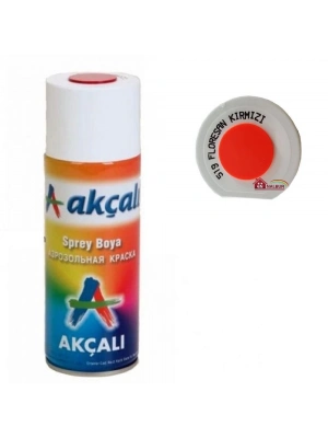 Akçalı Sprey Boya 400 ml 519 Florasan Kırmızı