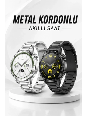 Akıllı Saat Bildirim Görme Amoled Ekran GPS Uyumlu Sesli Görüşme