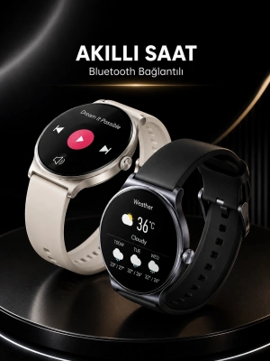 Akıllı Saat Sesli Görüşme Bluetooth Bağlantılı 3 Kordonlu
