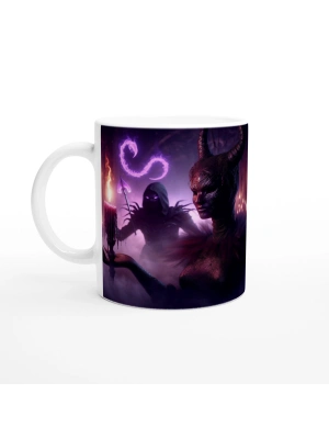 Akrep Burcu Baskılı Kahve Kupası - Zodyak Maskeli Balo Vs1